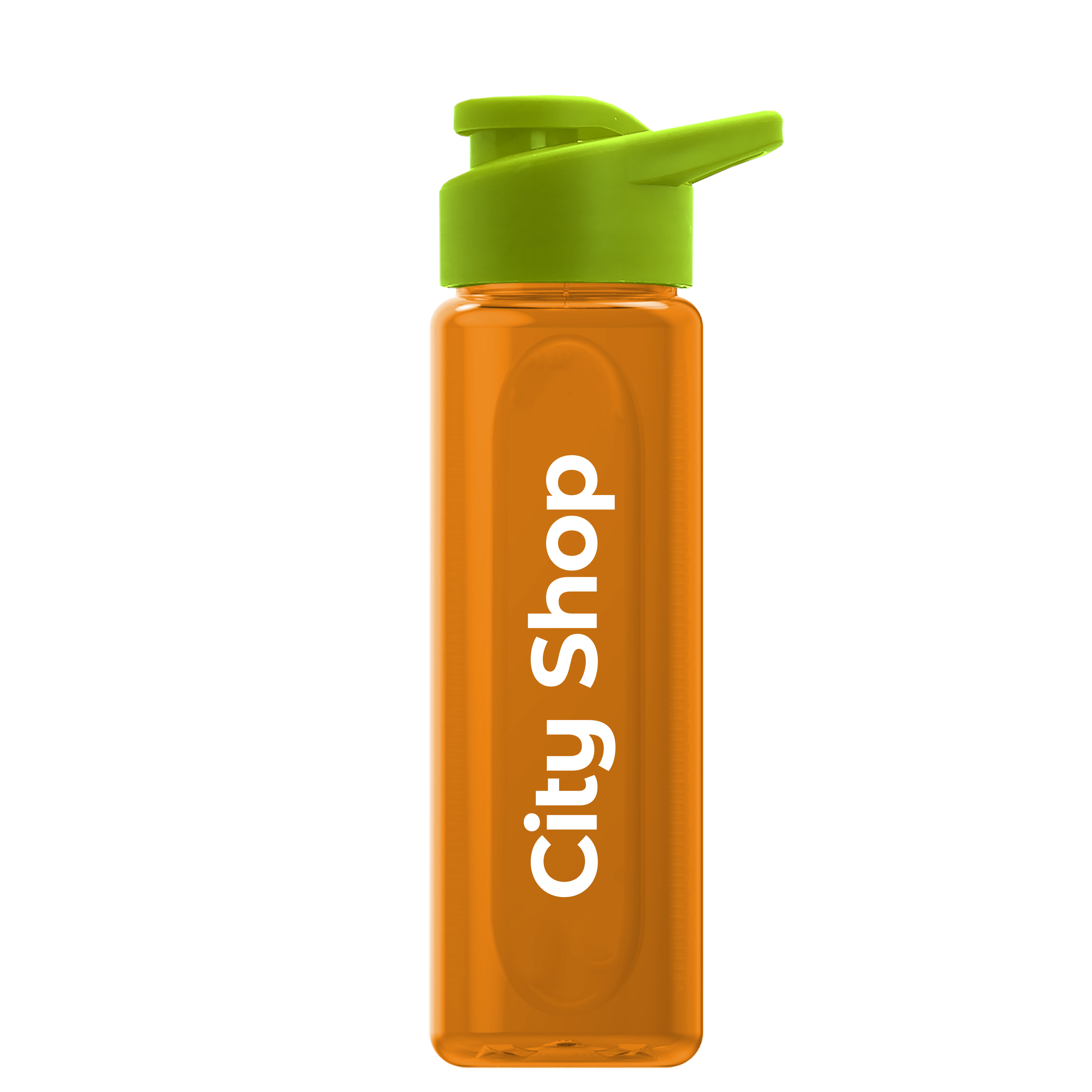 Boss Embossed RPET Bottle with Drink-Thru Lid - 26 oz. Product Image