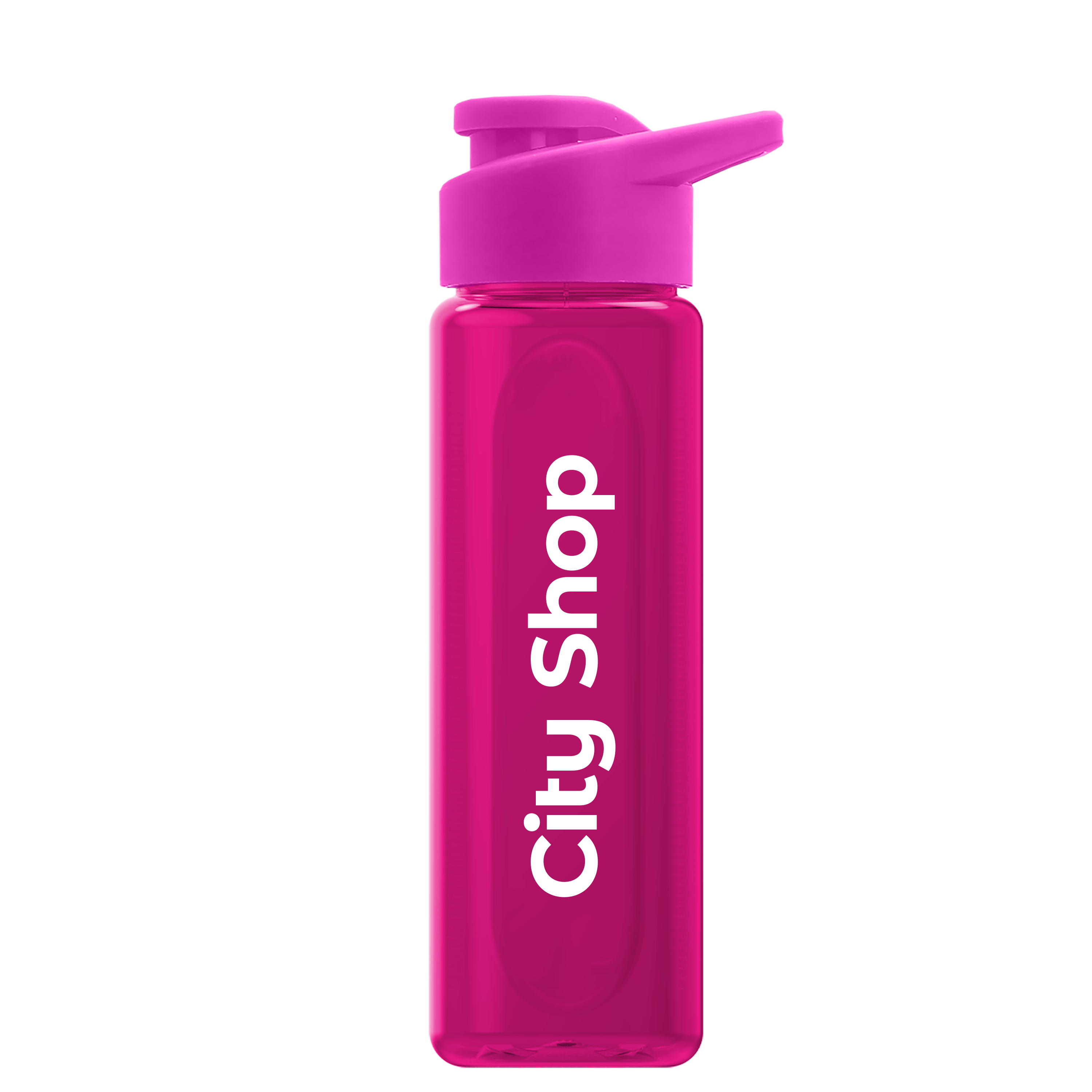 Boss Embossed RPET Bottle with Drink-Thru Lid - 26 oz. Product Image