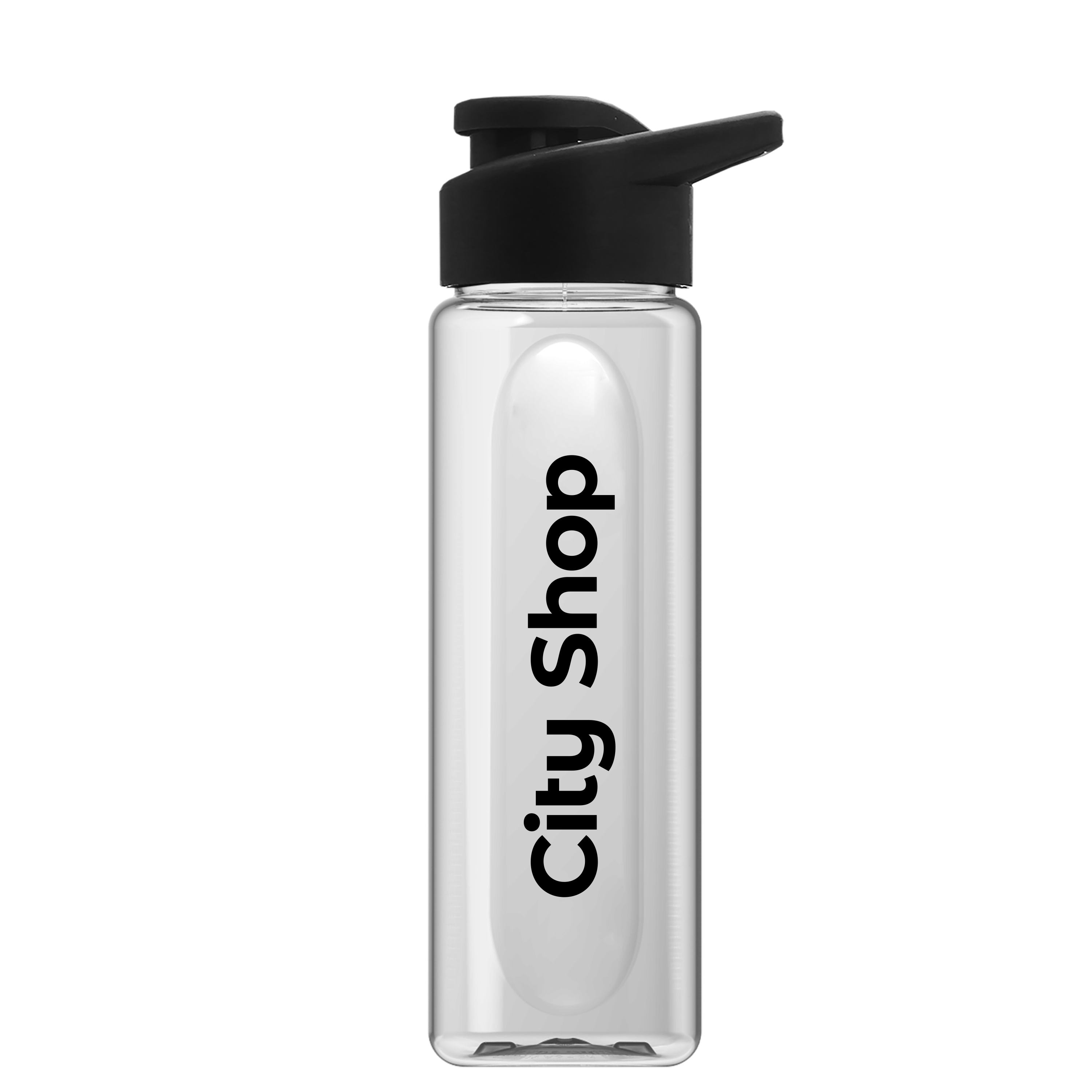 Boss Embossed RPET Bottle with Drink-Thru Lid - 26 oz. Product Image