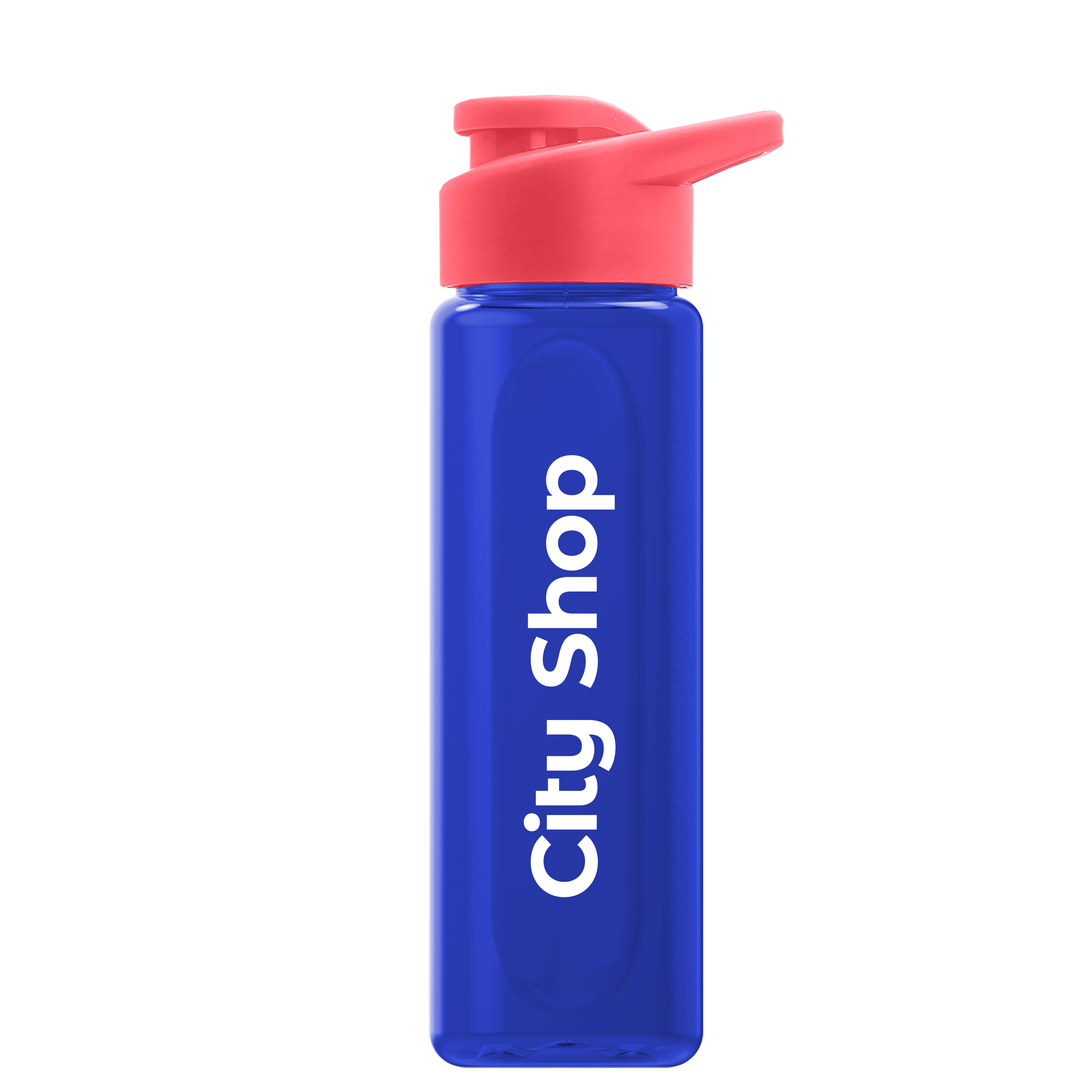 Boss Embossed RPET Bottle with Drink-Thru Lid - 26 oz. Product Image