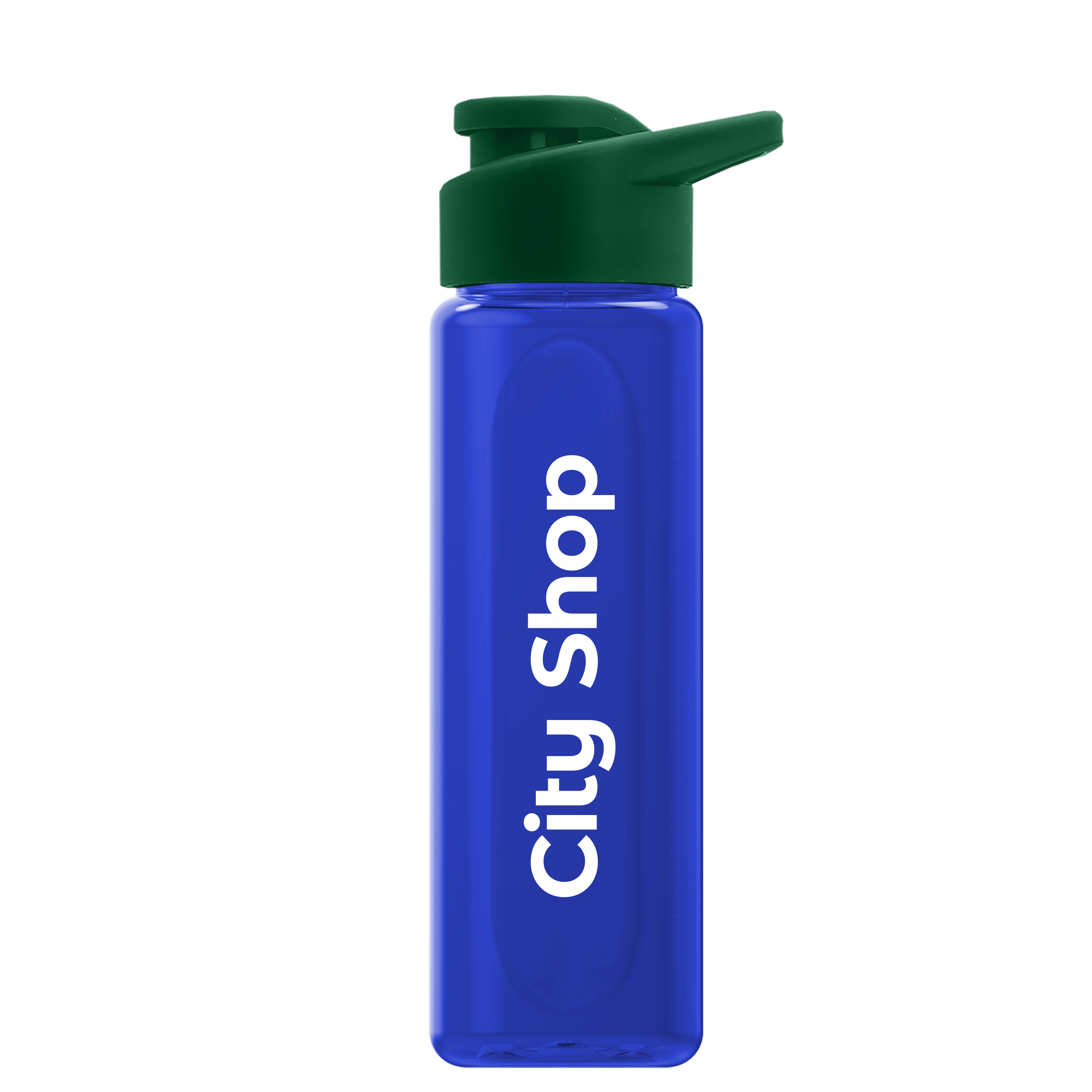Boss Embossed RPET Bottle with Drink-Thru Lid - 26 oz. Product Image