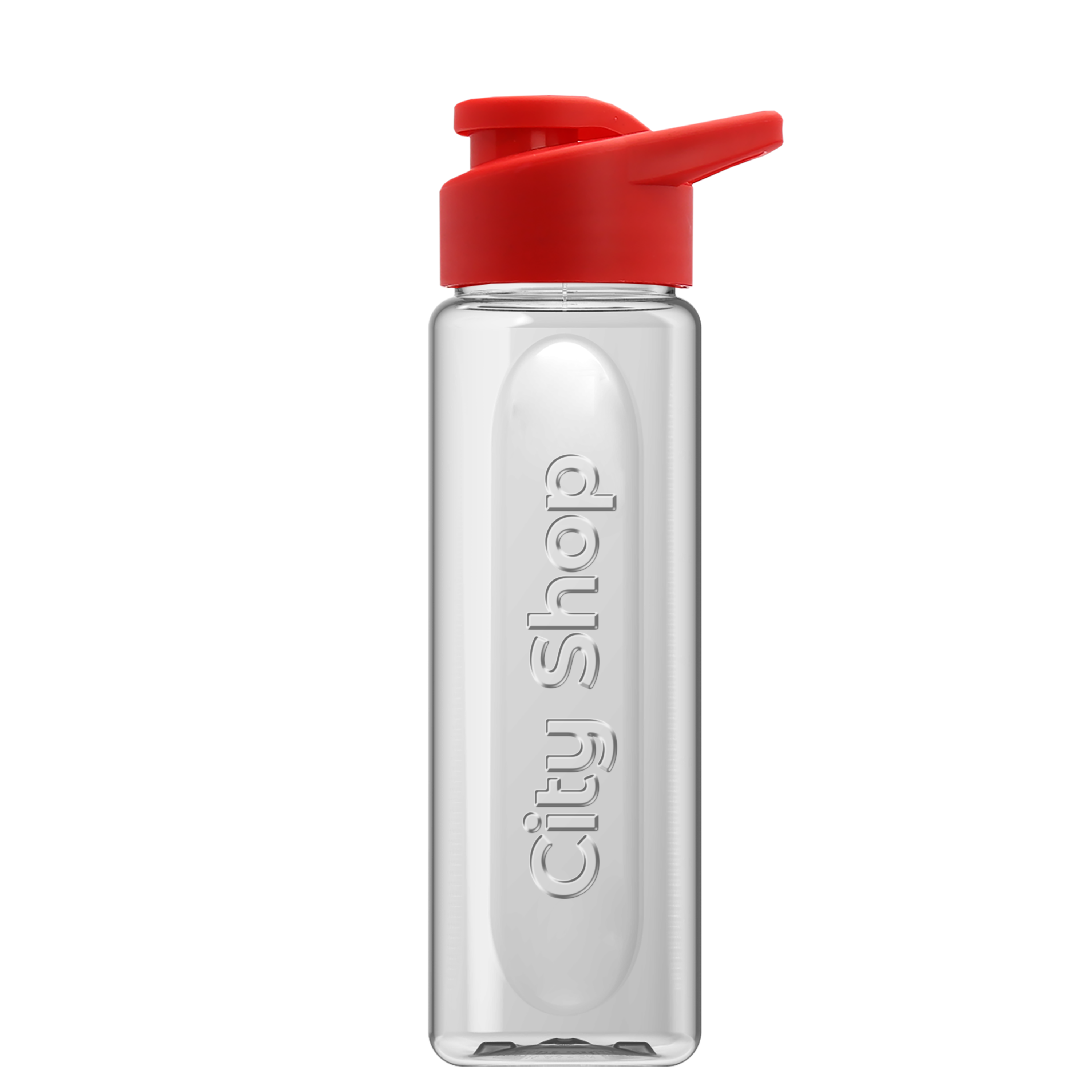 Boss Embossed RPET Bottle with Drink-Thru Lid - 26 oz. Product Image