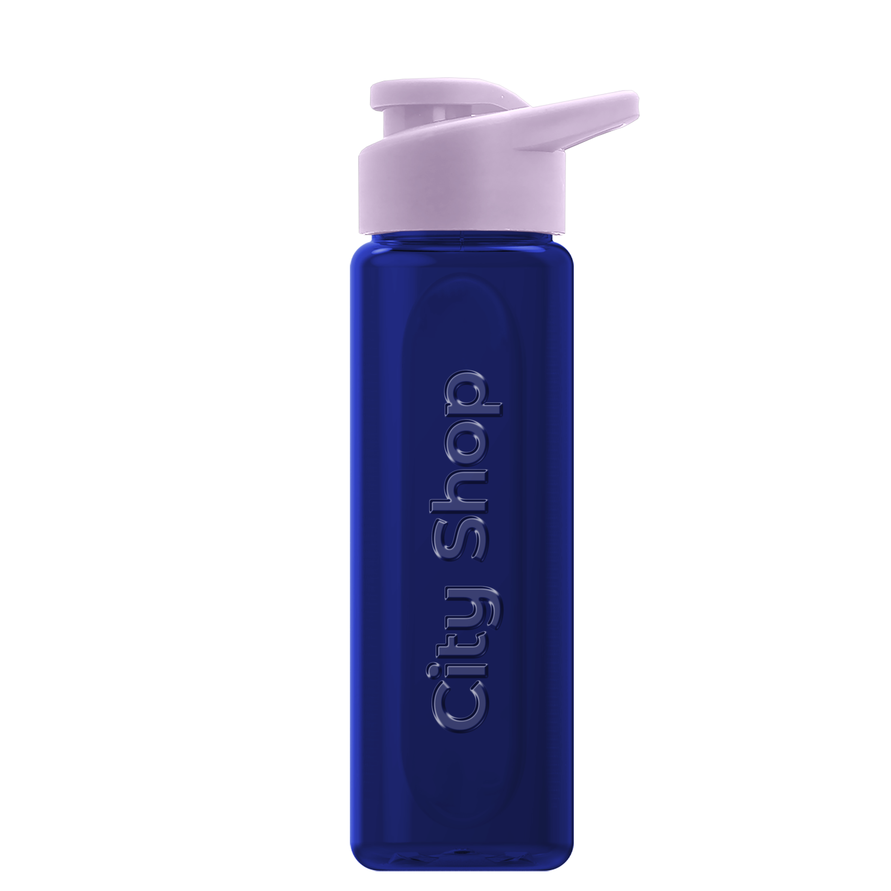 Boss Embossed RPET Bottle with Drink-Thru Lid - 26 oz. Product Image