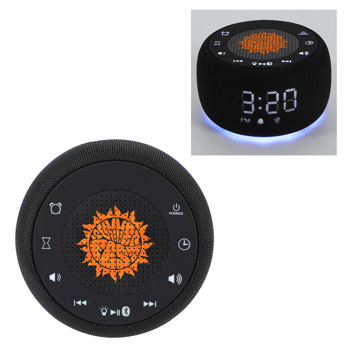 Meridian Digital Clock with Wireless Speaker & White Noise Sounds Product Image