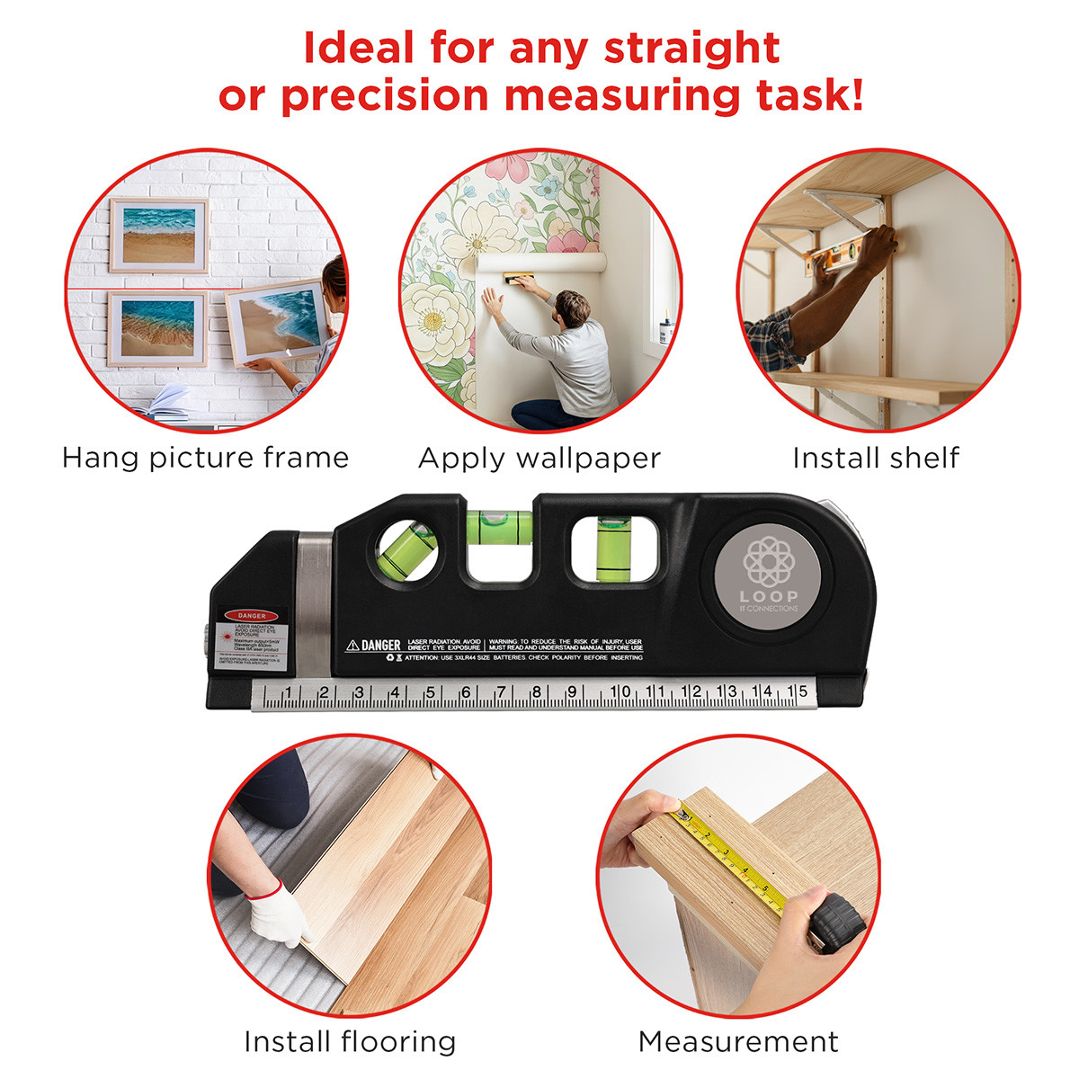 Best Buddy Tools® Laser Level Multi-Tool Product Image