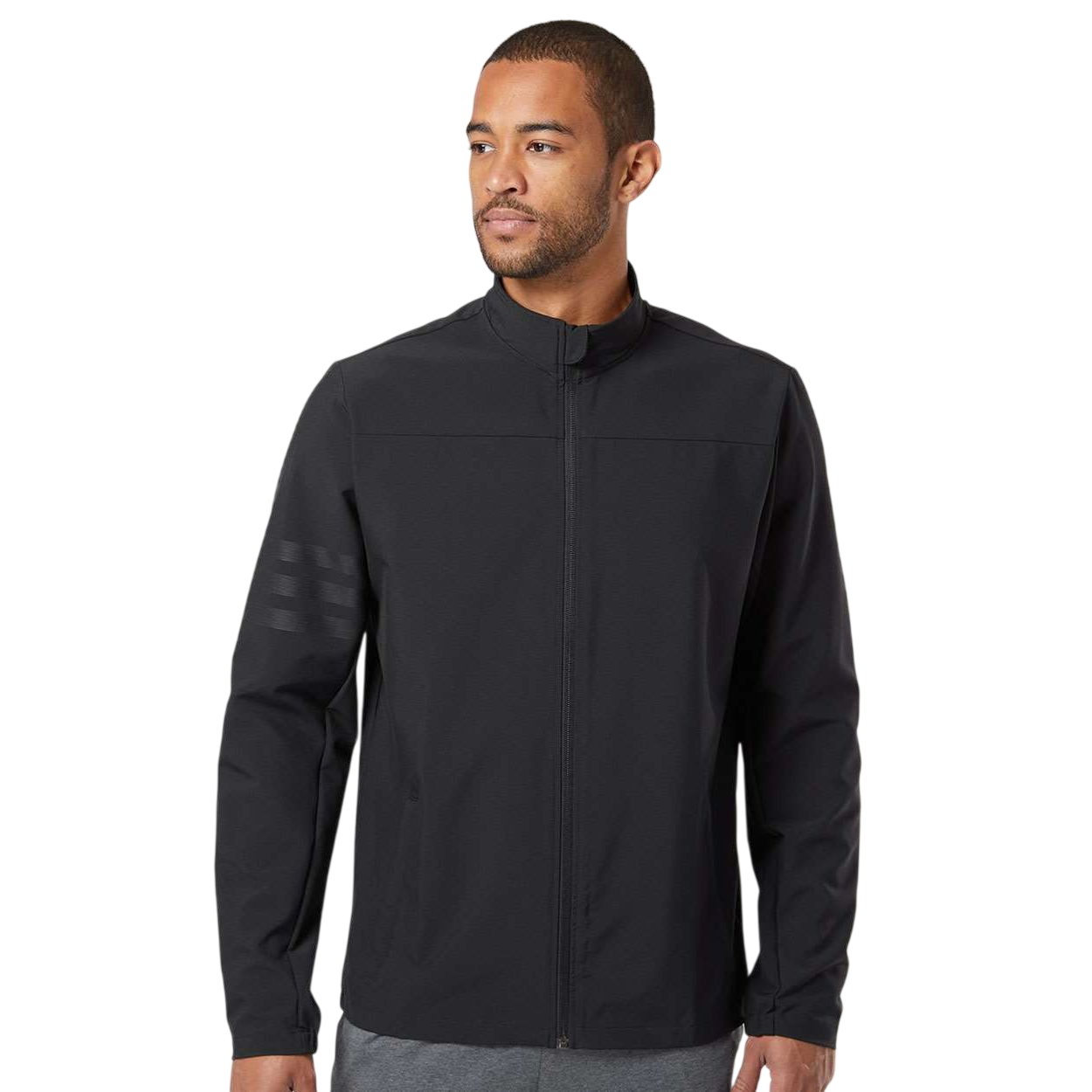 adidas Men's Wind Resistant Full-Zip Jacket Product Image