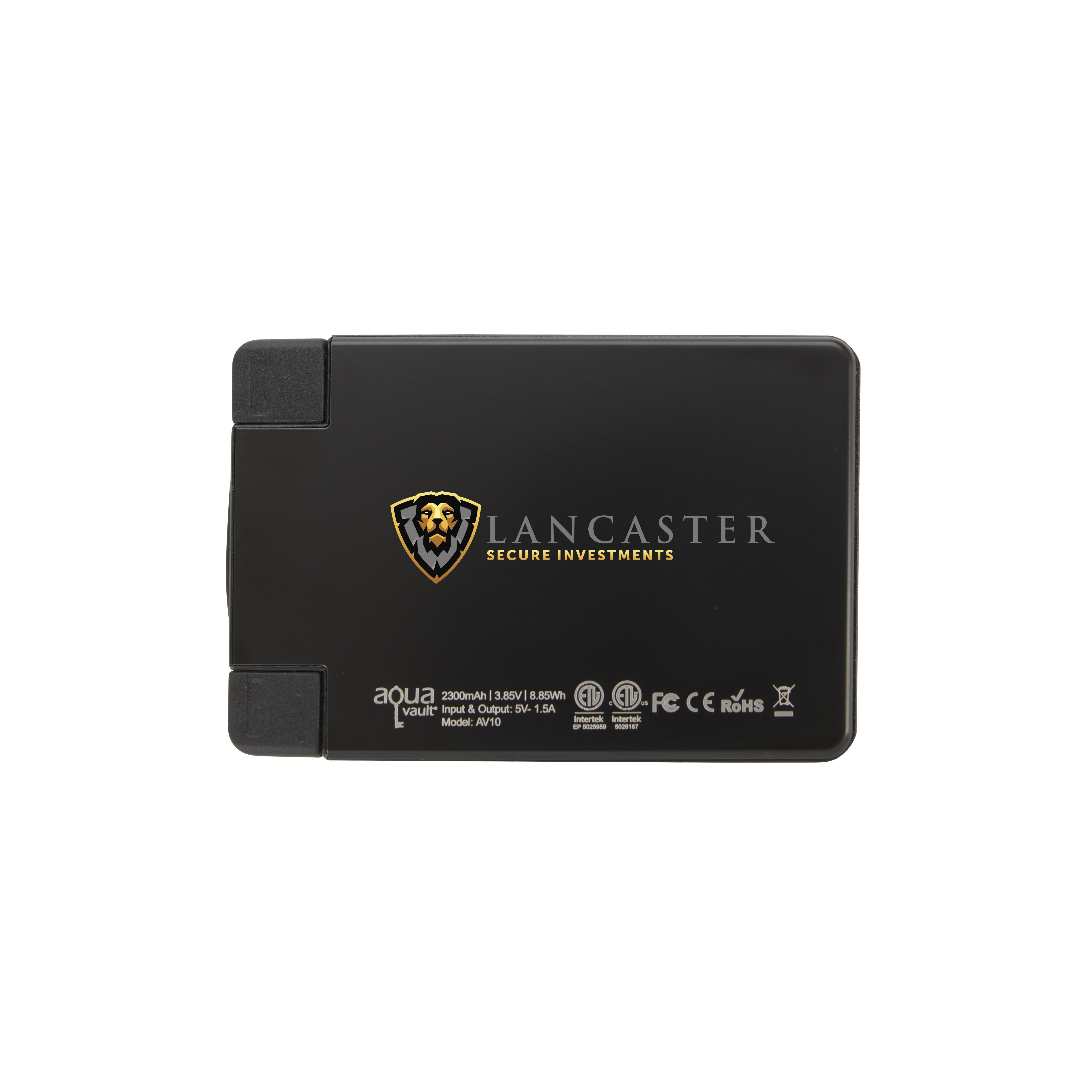 AquaVault® ChargeCard 2,300 mAh Power Bank Product Image