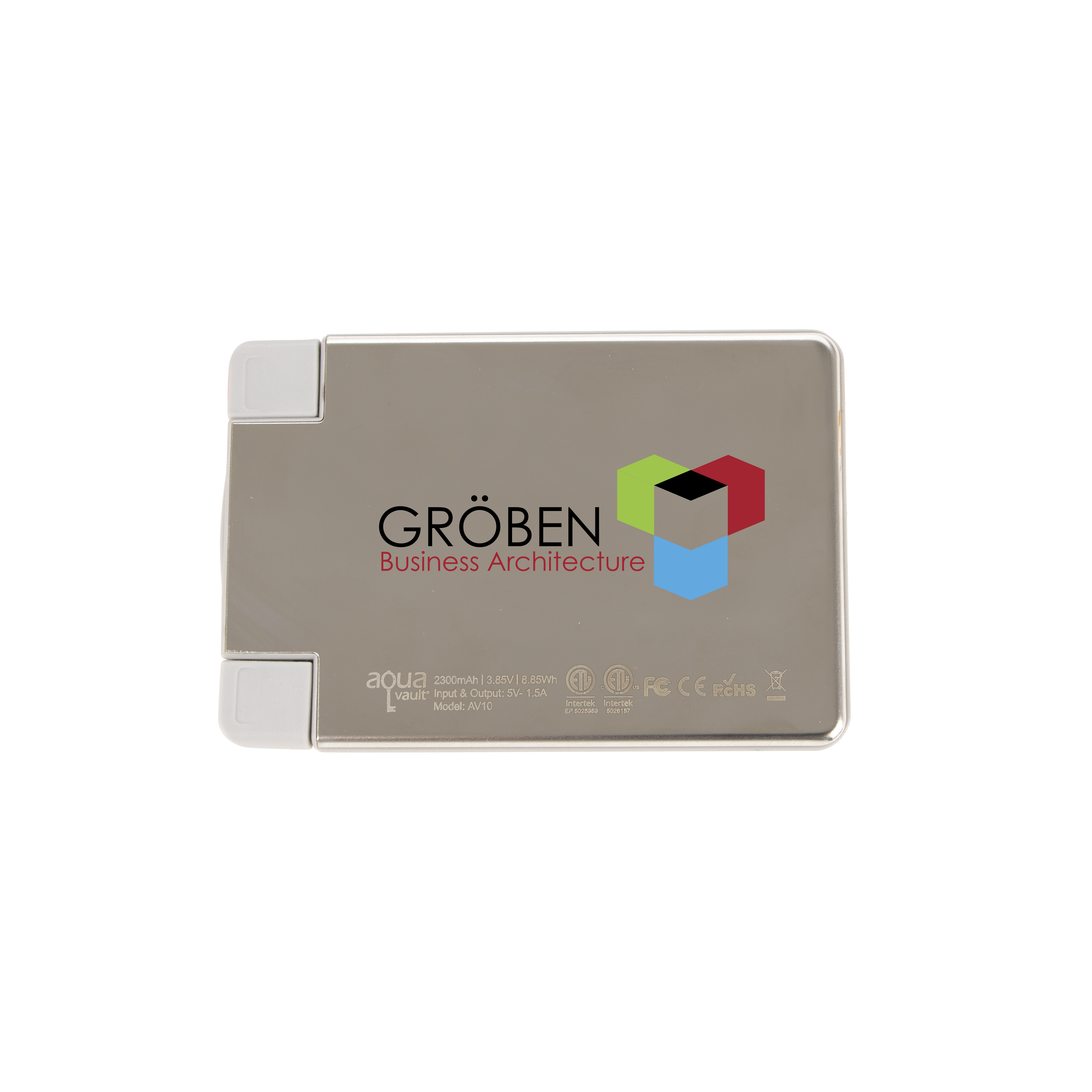 AquaVault® ChargeCard 2,300 mAh Power Bank Product Image