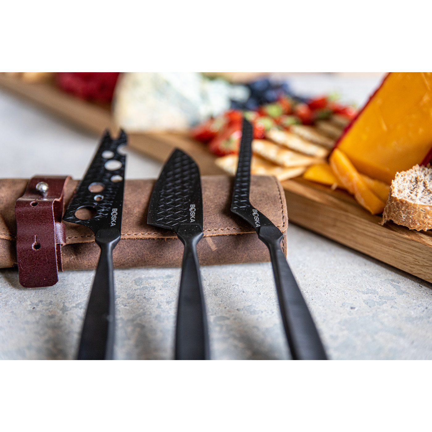 Boska Monaco+ Dark Cheese Knife Set Product Image