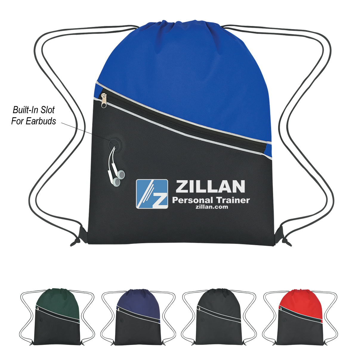 Non-Woven Two-Tone Hit Sports Pack - 13 ½" W x 17 ¾" H Product Image