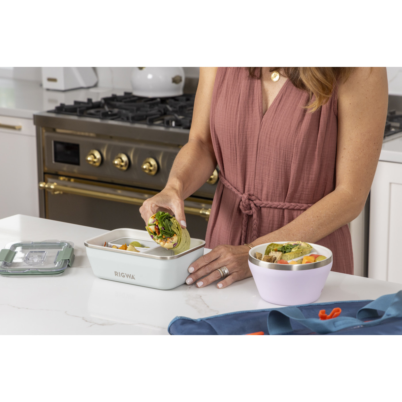 RIGWA® 8" x 5" Travel Bento Box Product Image