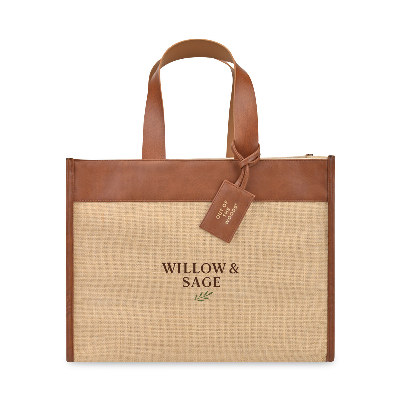 Out of The Woods® Jute Trim Box Tote Product Image