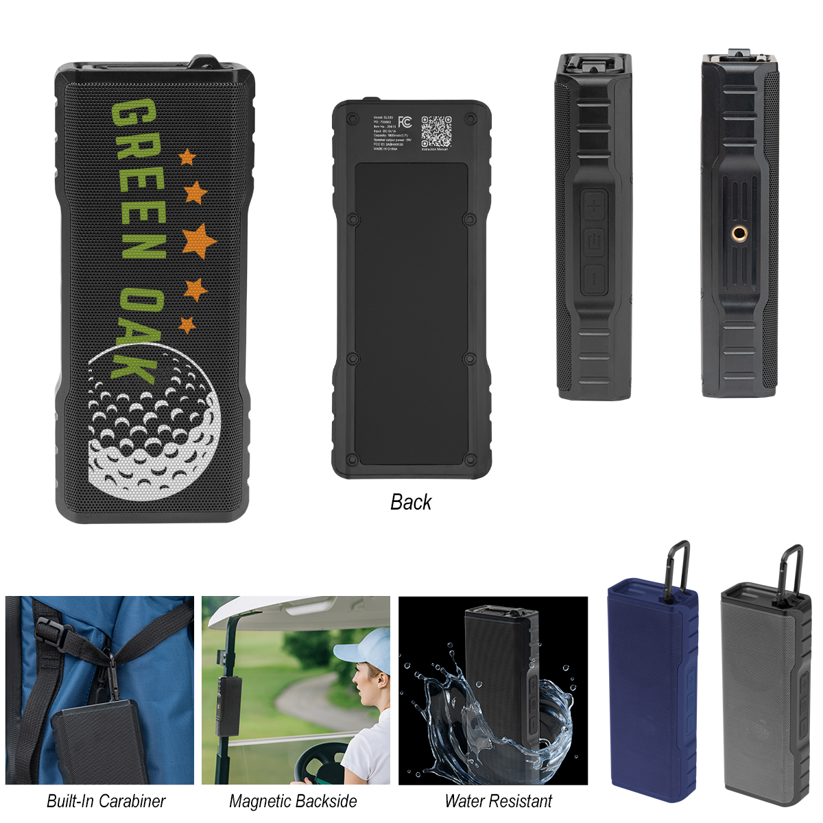 Magnetic Speaker with Carabiner Product Image