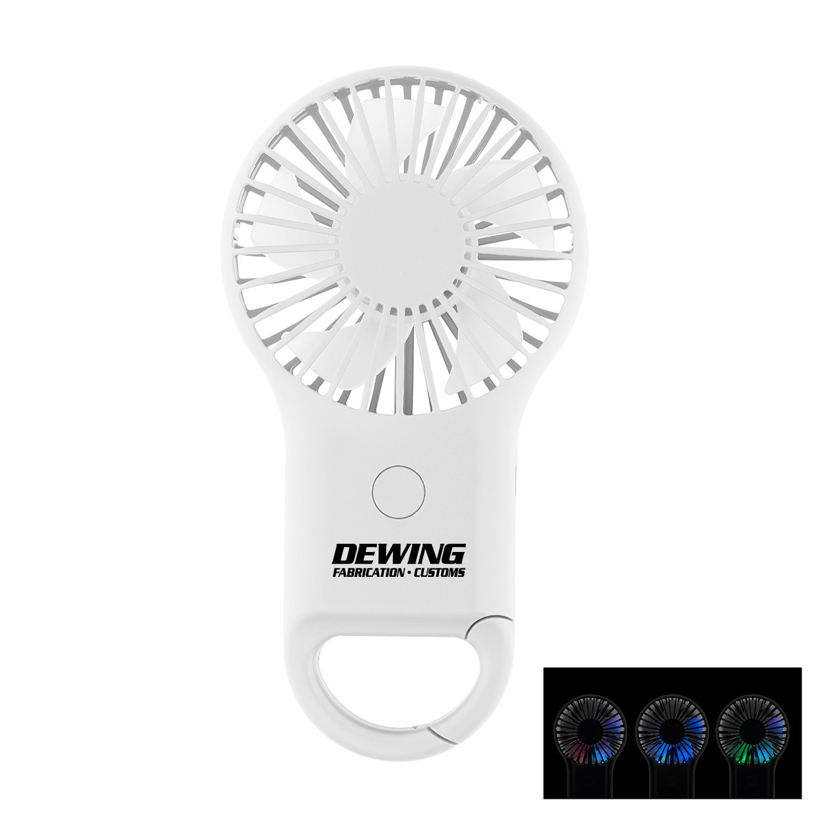 Rechargeable Handheld Fan with Carabiner 2.0 Product Image