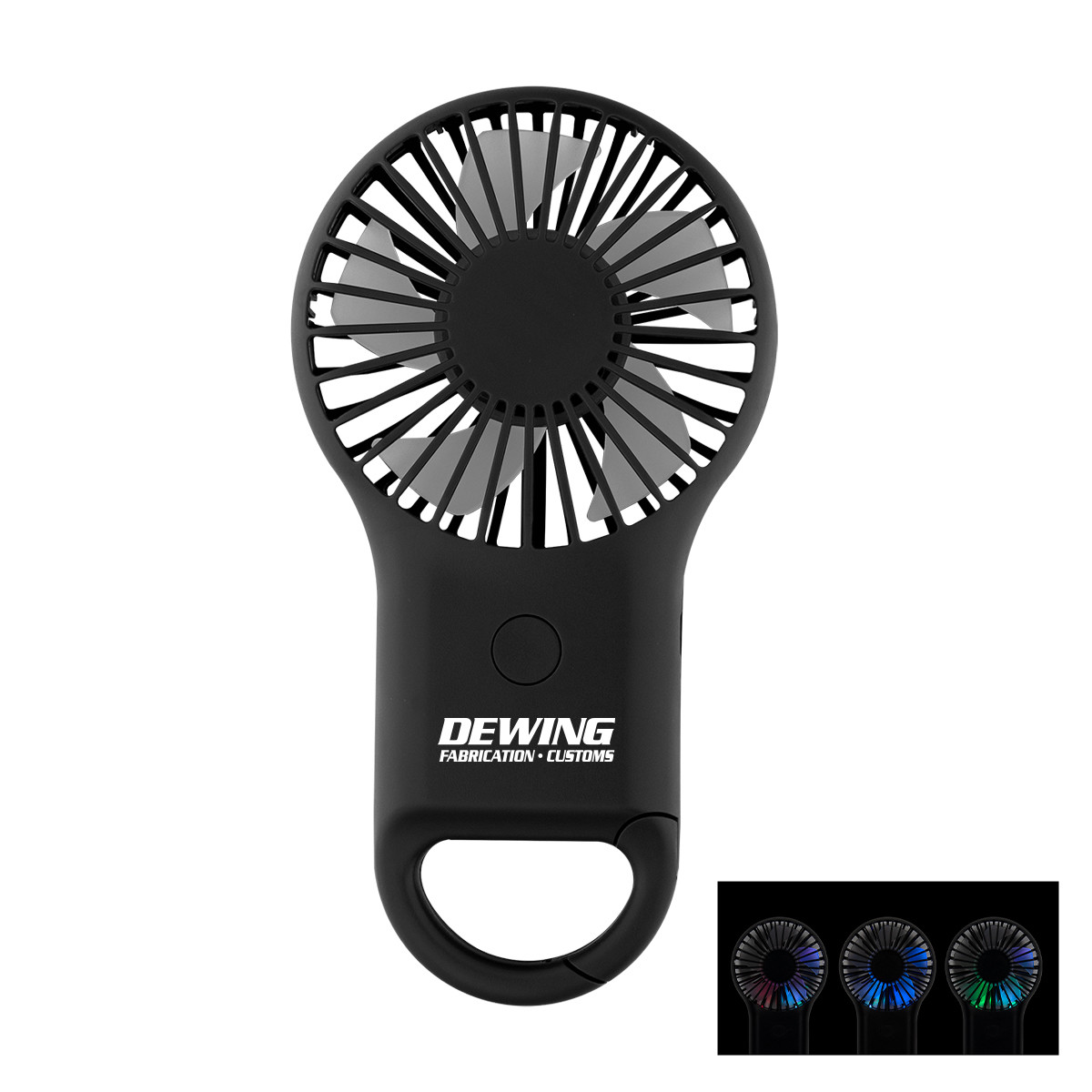 Rechargeable Handheld Fan with Carabiner 2.0 Product Image