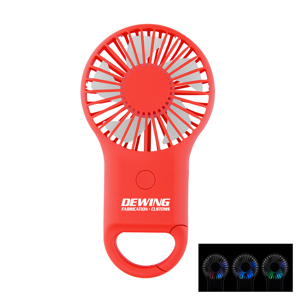 Rechargeable Handheld Fan with Carabiner 2.0 Product Image