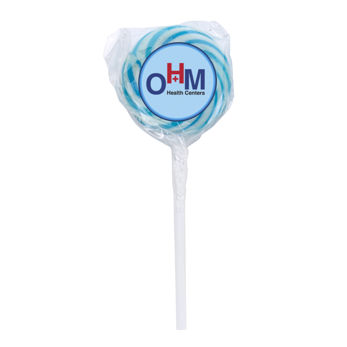 Swirl Lollipop with Round Label Product Image