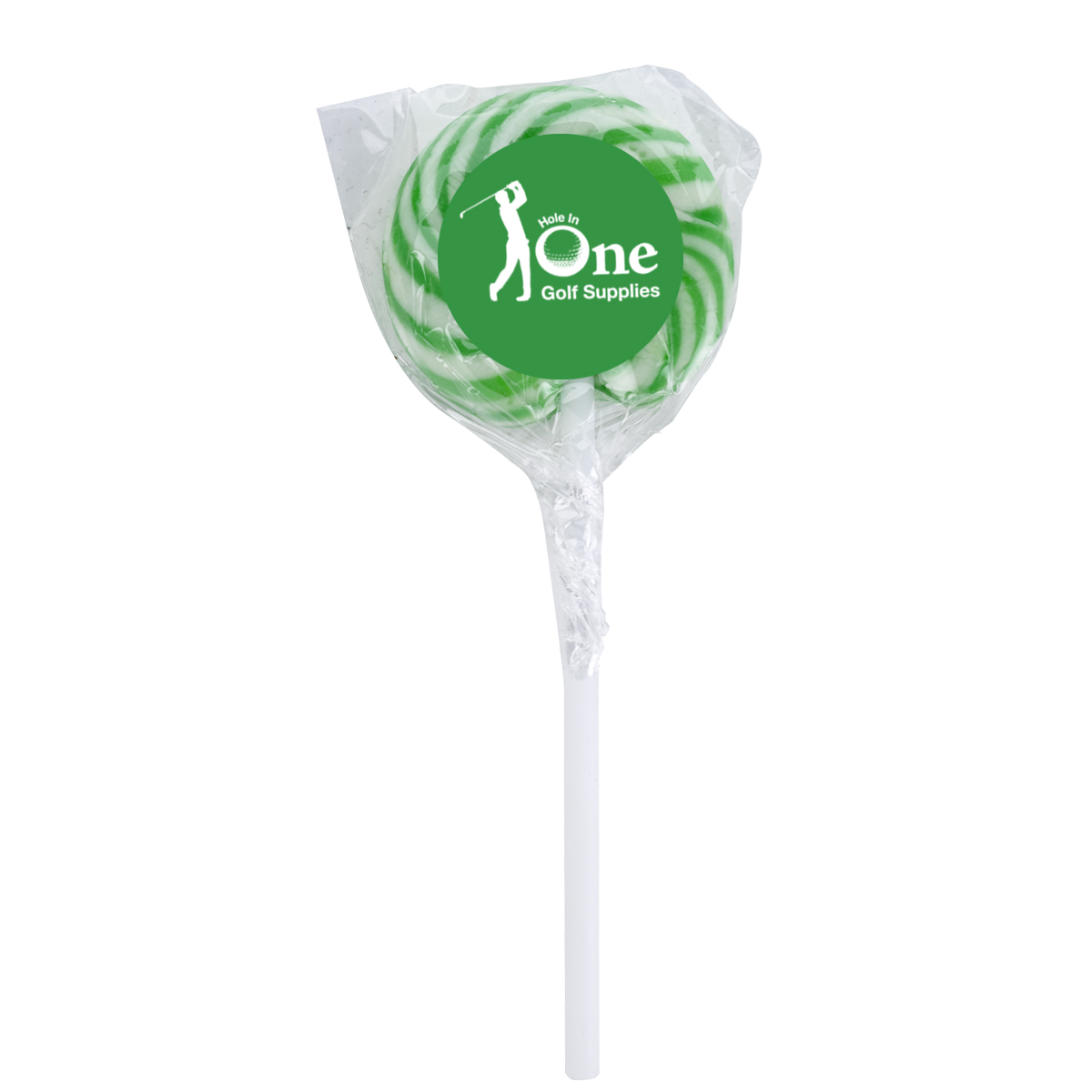 Swirl Lollipop with Round Label Product Image