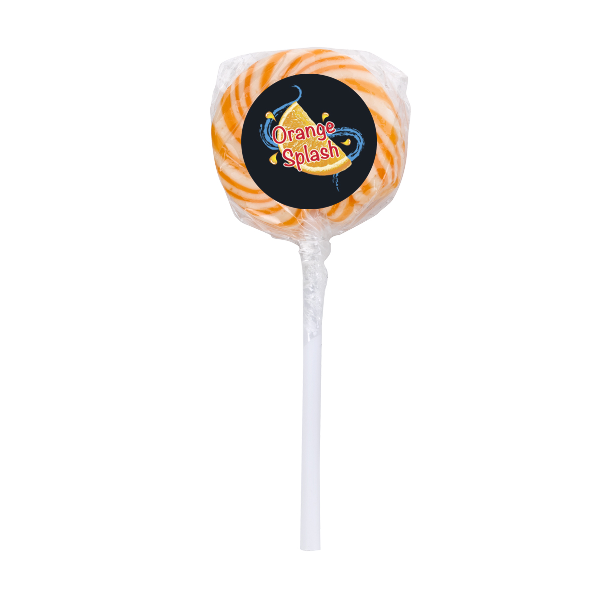 Swirl Lollipop with Round Label Product Image