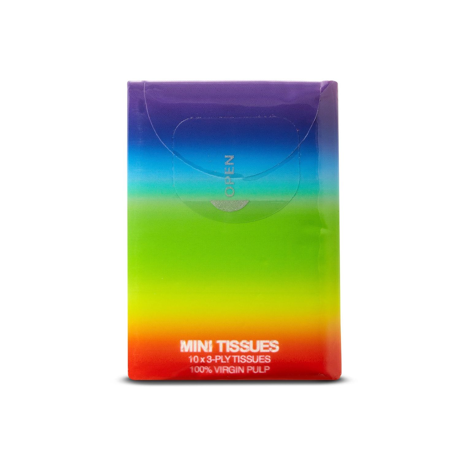 Rainbow Mini Tissue Packet Product Image