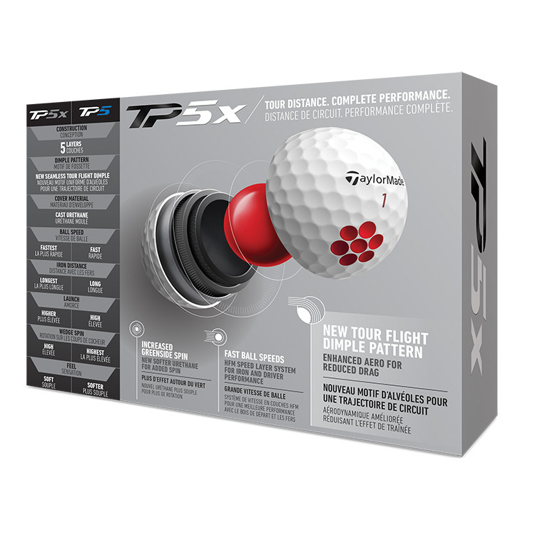 TaylorMade TP5X Golf Balls Product Image