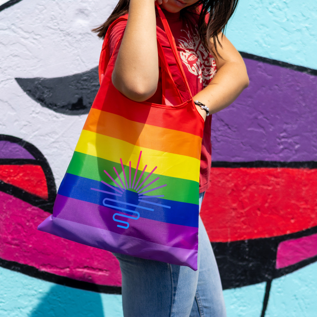 Rainbow Tote Bag Product Image