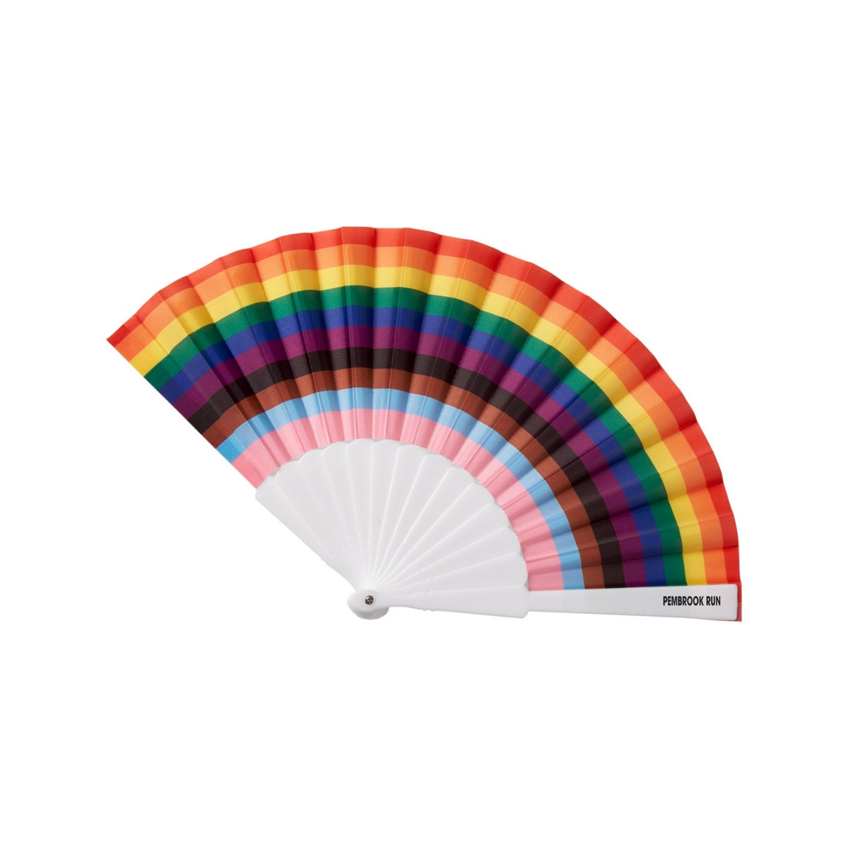 Rainbow Pride LGBTQ+ Folding Handheld Fan Product Image