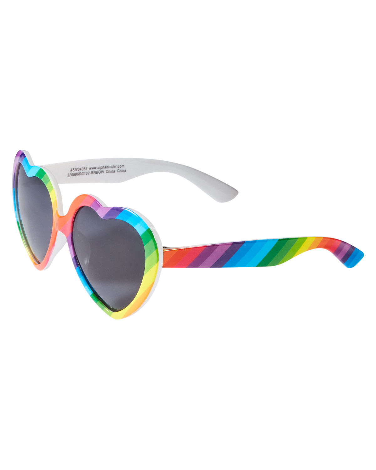 Rainbow Pride Heart Sunglasses Product Image