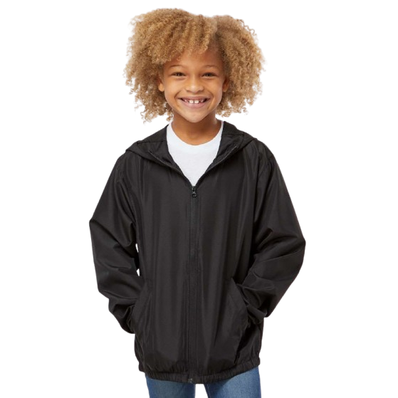 Independent Trading Co. Youth Lightweight Windbreaker Full-Zip Jacket Product Image