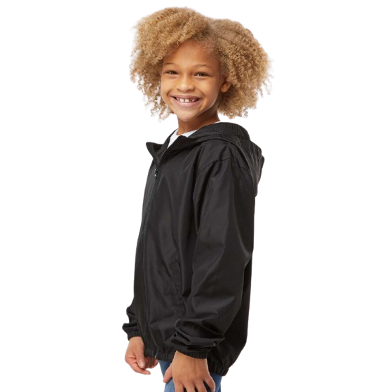 Independent Trading Co. Youth Lightweight Windbreaker Full-Zip Jacket Product Image
