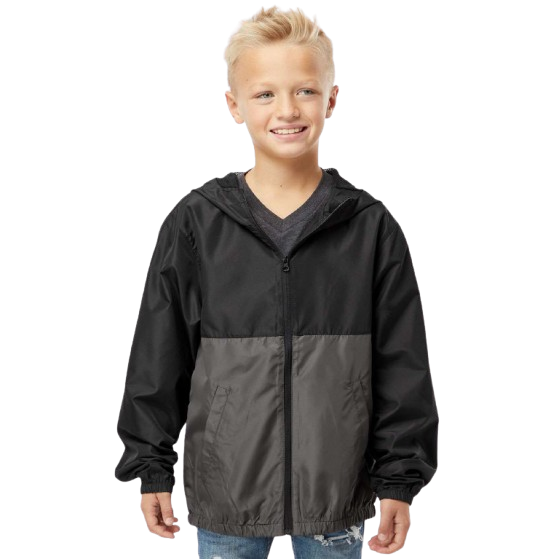 Independent Trading Co. Youth Lightweight Windbreaker Full-Zip Jacket Product Image