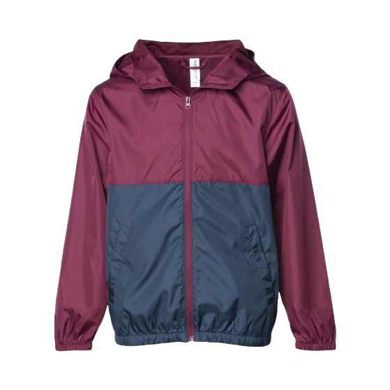 Independent Trading Co. Youth Lightweight Windbreaker Full-Zip Jacket Product Image