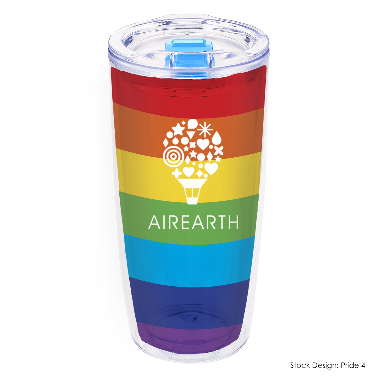 Pride Everest Clarity Tumbler w/ Insert - 19 oz. Product Image