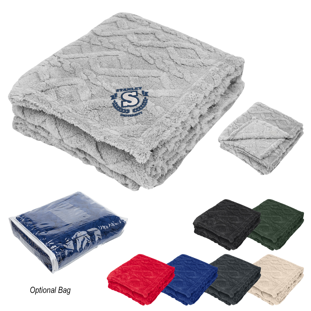 Alpine rPET Sherpa Blanket Product Image