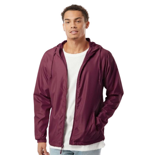 Independent Trading Co. Men's Lightweight Windbreaker Full-Zip Jacket Product Image