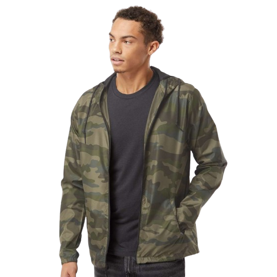 Independent Trading Co. Men's Lightweight Windbreaker Full-Zip Jacket Product Image