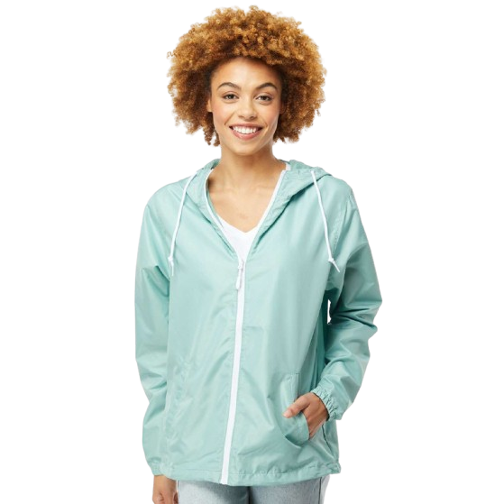 Independent Trading Co. Men's Lightweight Windbreaker Full-Zip Jacket Product Image