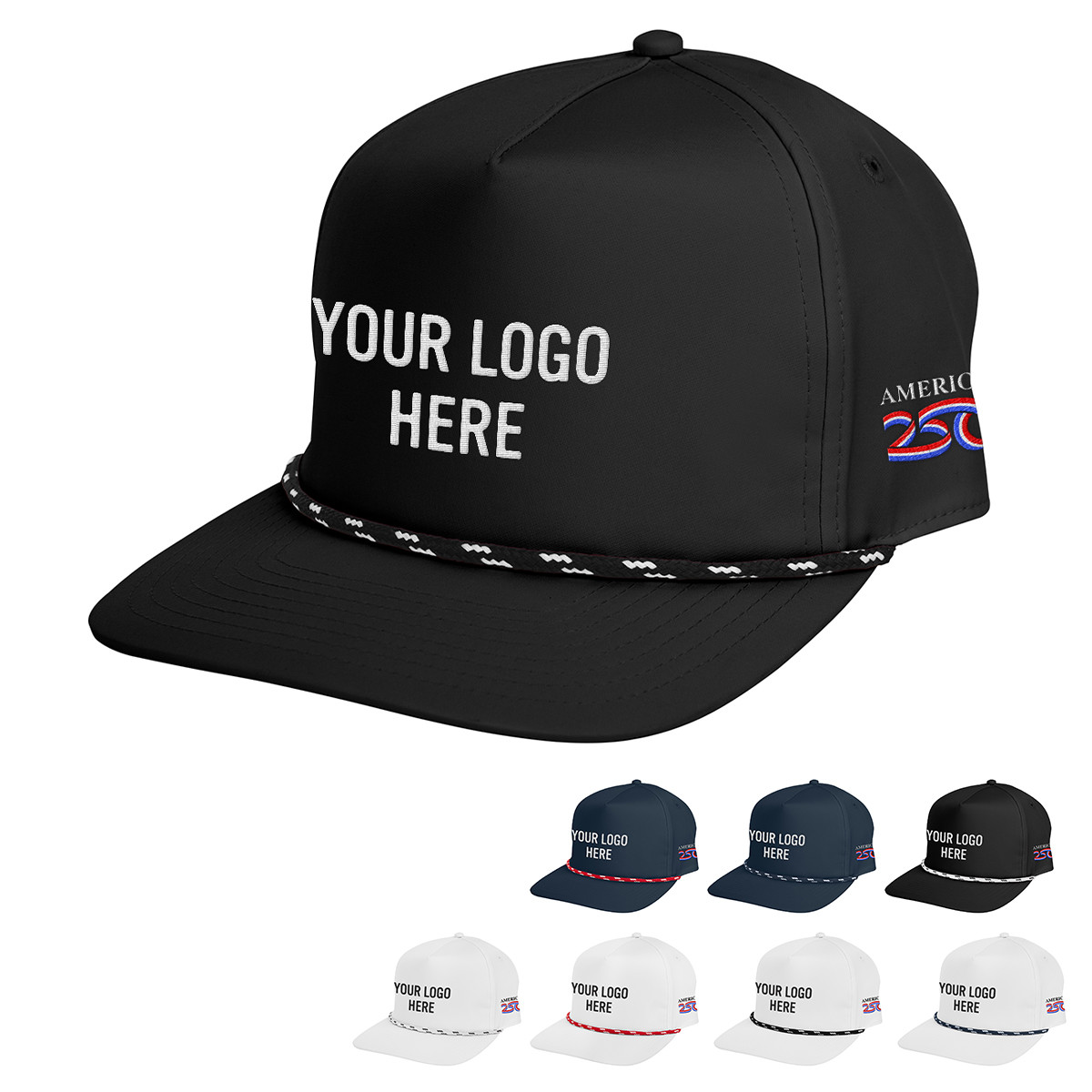 America250™ Stroke Play Rope Cap Product Image