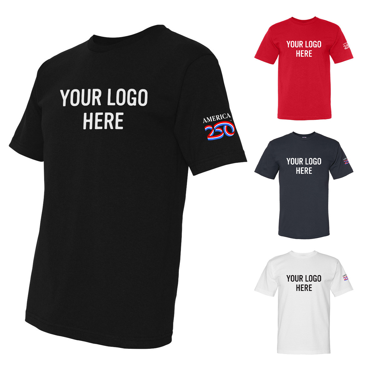 America250™ USA Made Cotton Crew T-Shirt Product Image