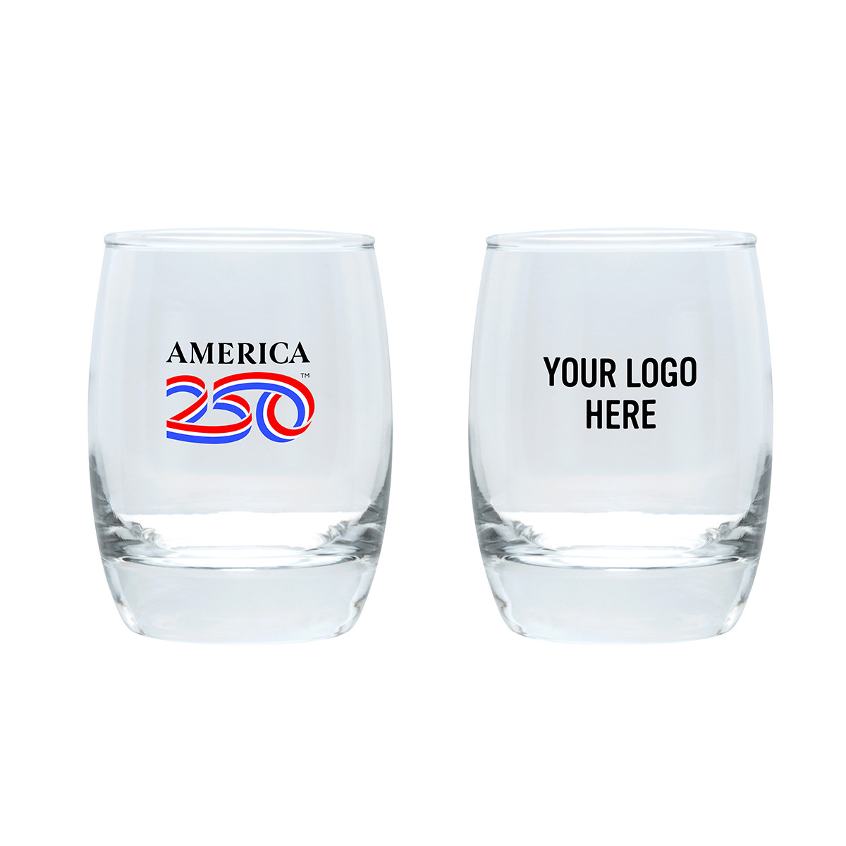 America250™ Full Color Whiskey Glass - 6 oz. Product Image