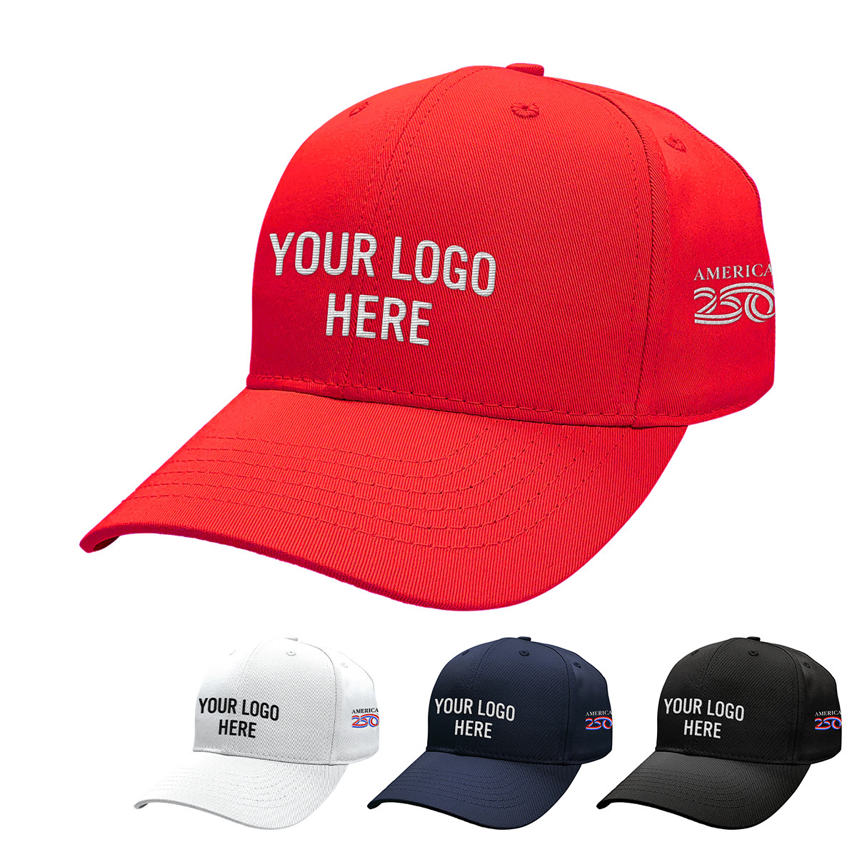 America250™ 6 Panel Structured Cap Product Image