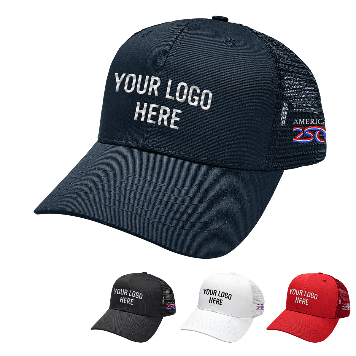 America250™ 6 Panel Trucker Cap Product Image
