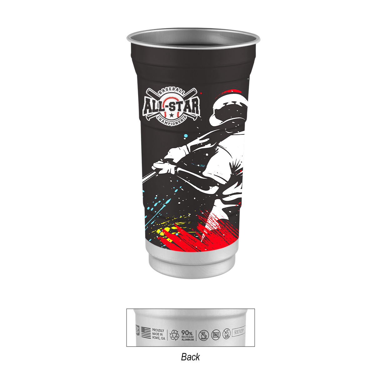 Top Cup By Ball™ Full Color Aluminum Cup - 12 oz. Product Image