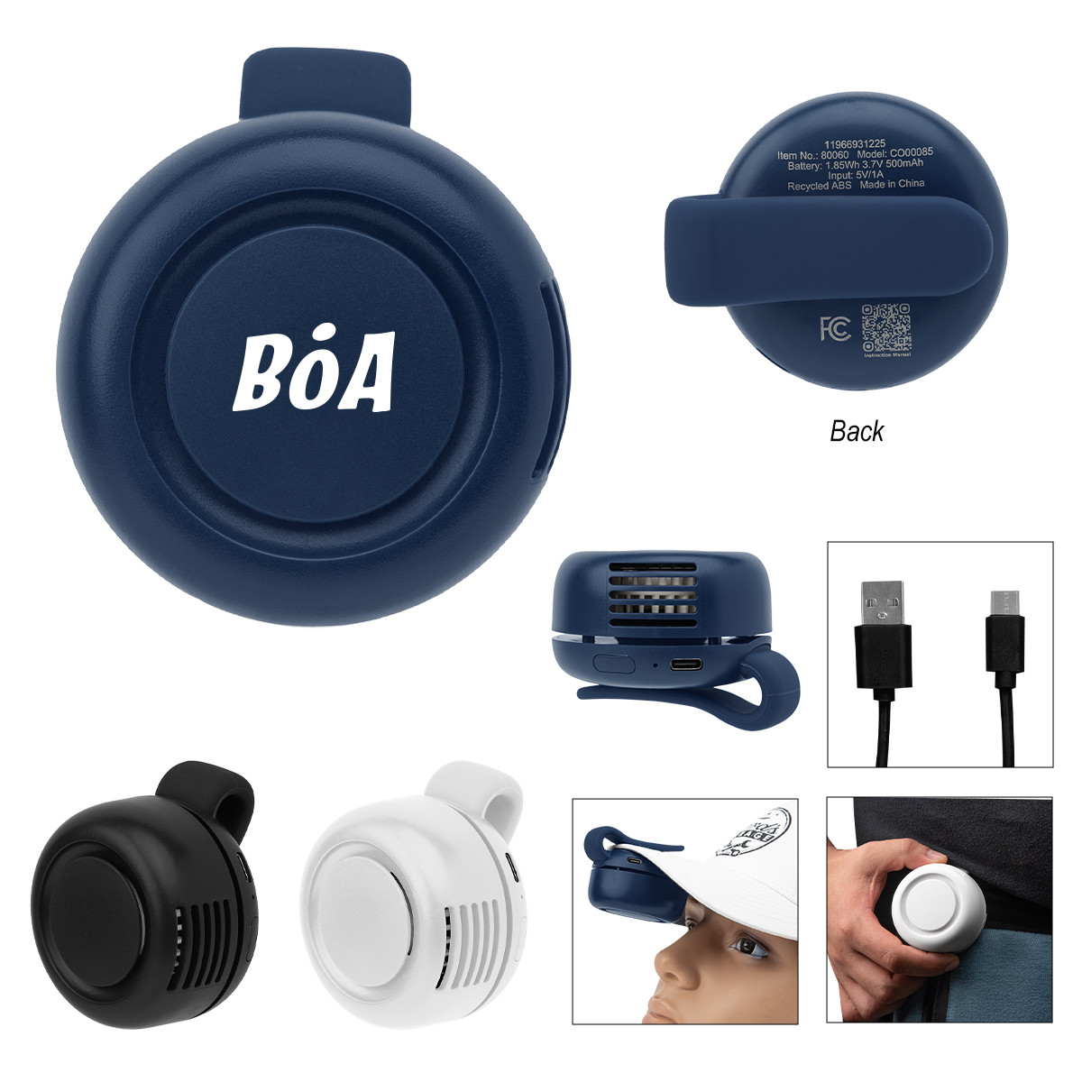 rABS Mini Clip Fan Product Image