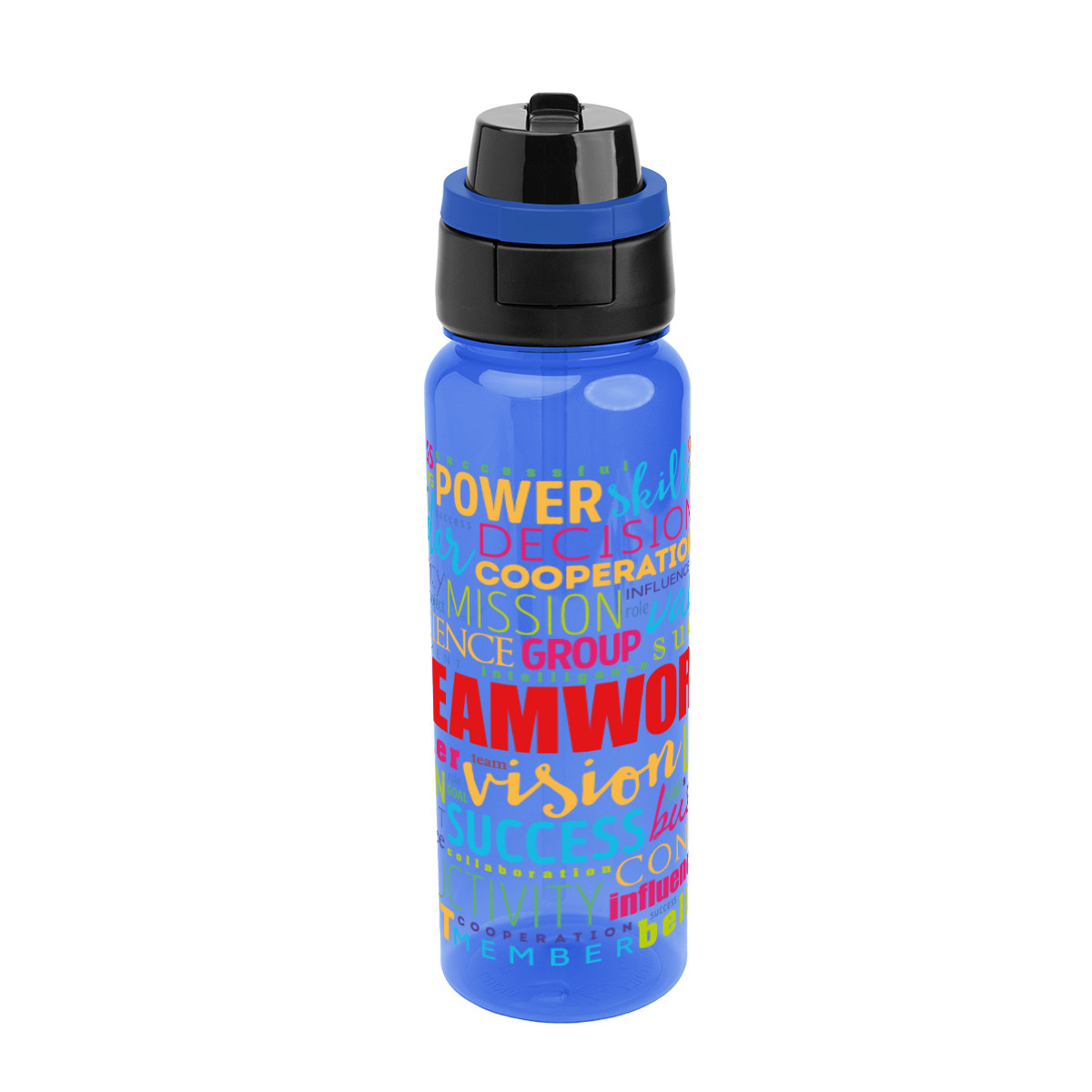 Full Color Pop Sip & Chug rPET Bottle - 32 oz. Product Image