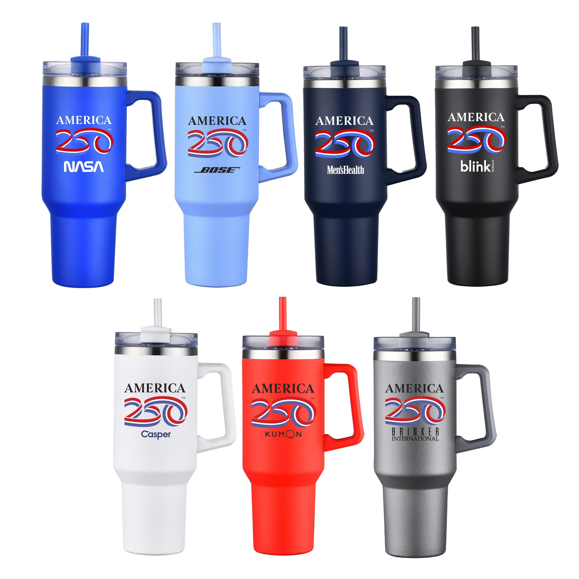 America250™ Royale Stainless Steel Travel Mug - 40 oz. Product Image