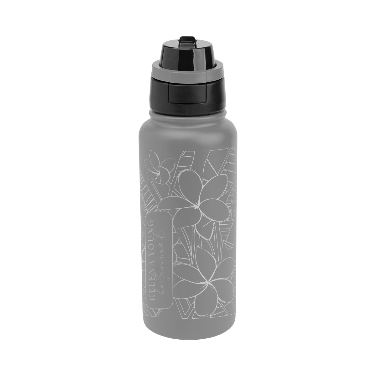 Full Laser Pop Sip & Chug Recycled Stainless Steel Bottle - 32 oz. Product Image