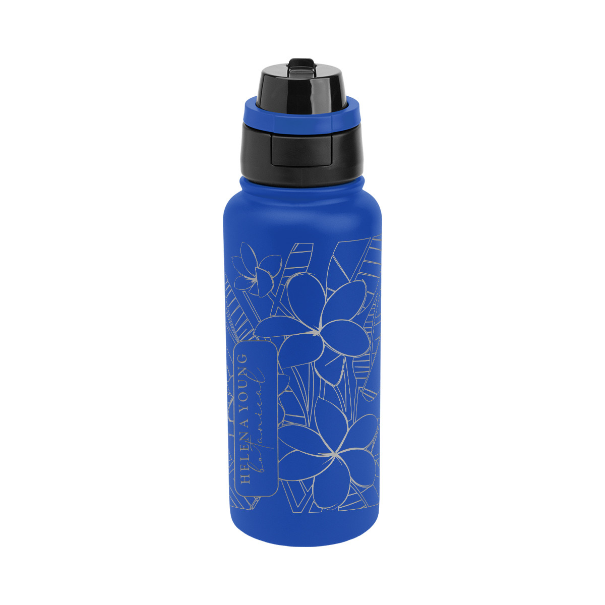 Full Laser Pop Sip & Chug Recycled Stainless Steel Bottle - 32 oz. Product Image