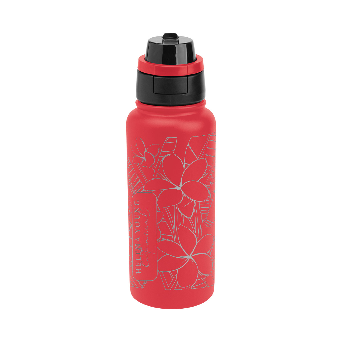 Full Laser Pop Sip & Chug Recycled Stainless Steel Bottle - 32 oz. Product Image