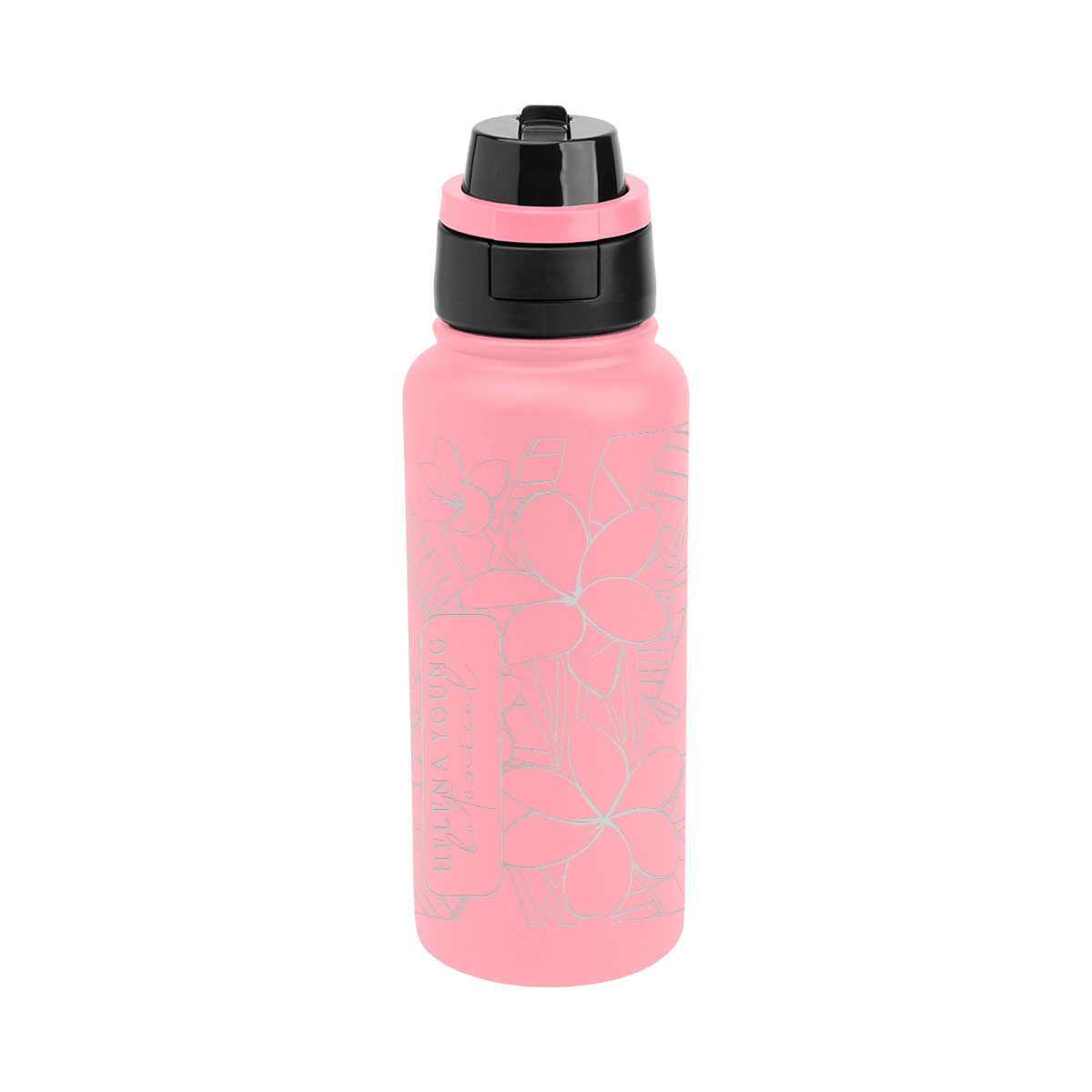 Full Laser Pop Sip & Chug Recycled Stainless Steel Bottle - 32 oz. Product Image